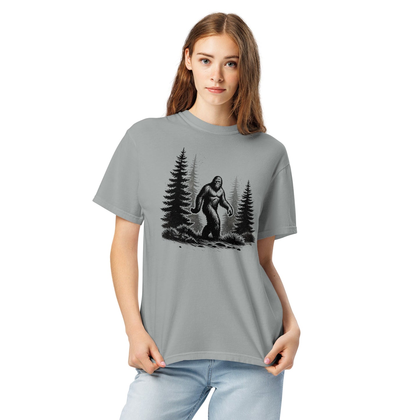 Bigfoot Forest II Women's (Unisex) Premium Tee - Women's Shirts - Discovery Co.