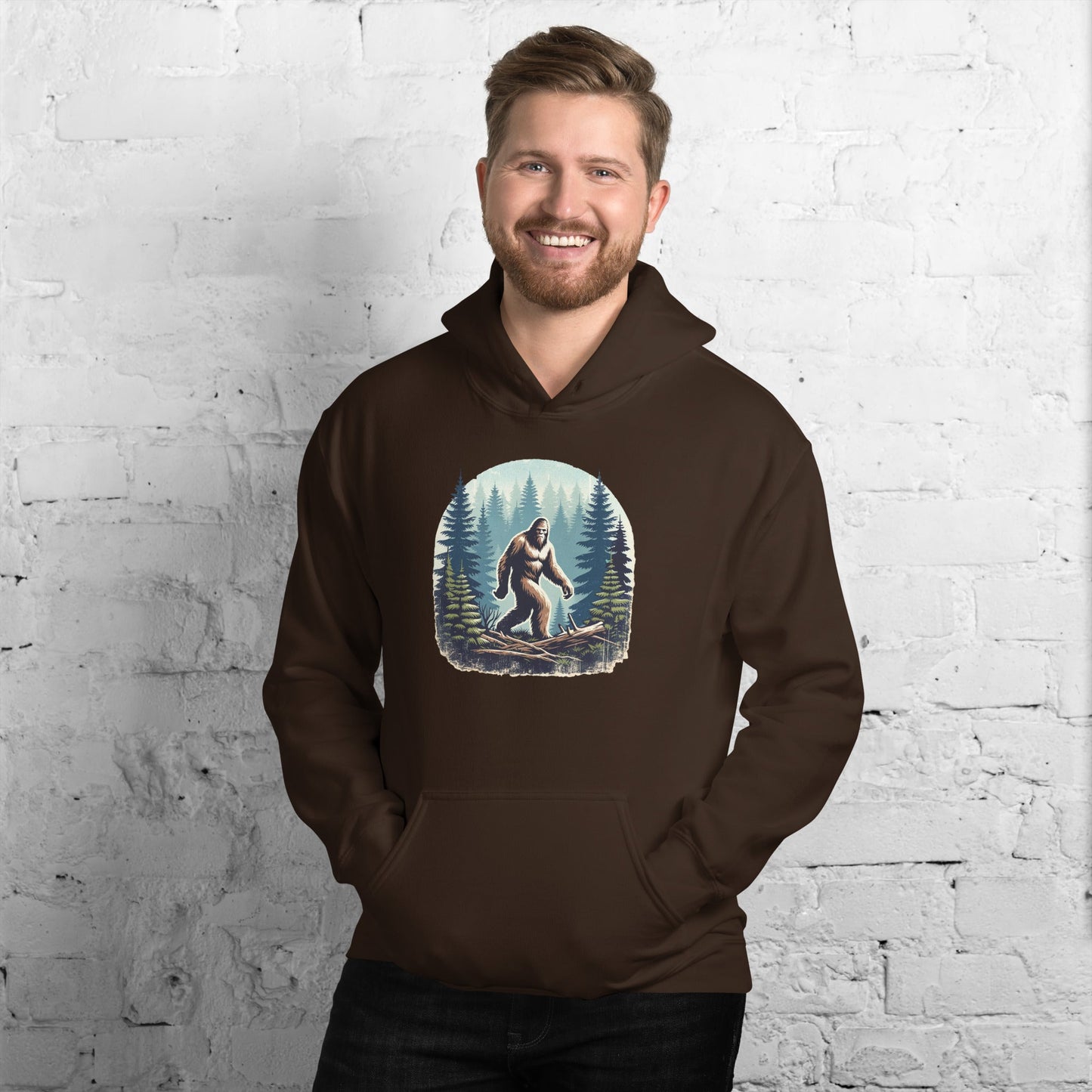Bigfoot Forest Men's (Unisex) Hoodie - Hoodies - Discovery Co.