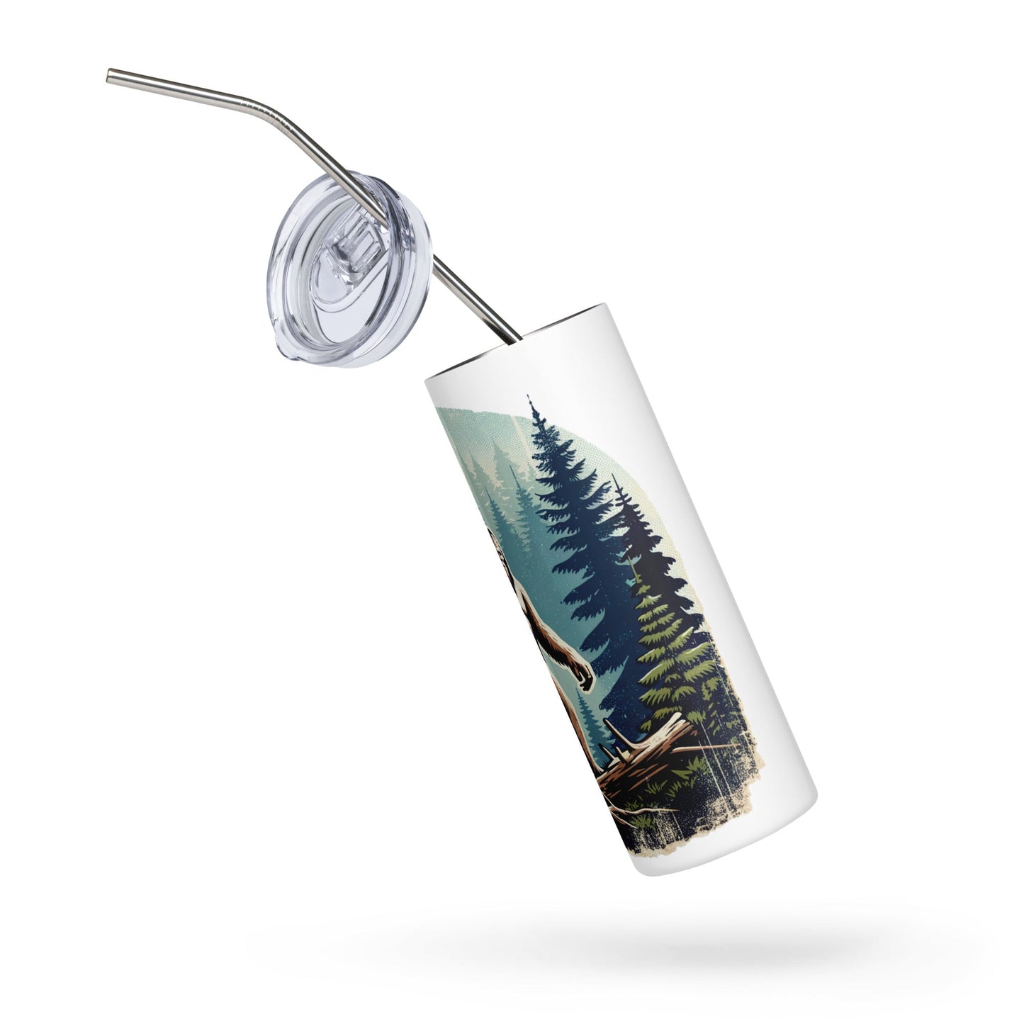 Bigfoot Forest Stainless Steel Tumbler - Steel Tumbler - Discovery Co.