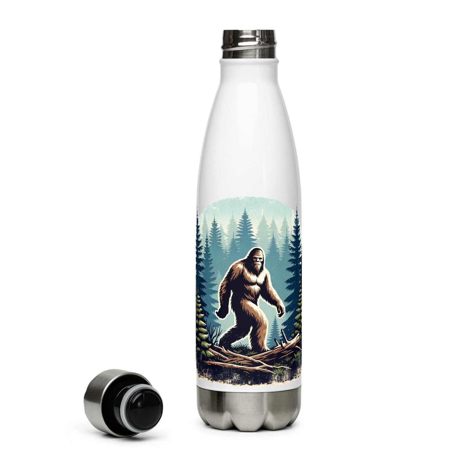 Bigfoot Forest Stainless Steel Water Bottle - Stainless Steel Water Bottle - Discovery Co.
