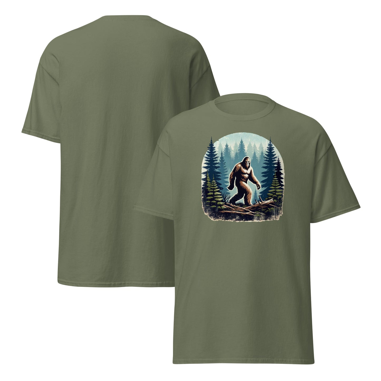 Bigfoot Forest Women's (Unisex) Classic Tee - Women's Shirts - Discovery Co.