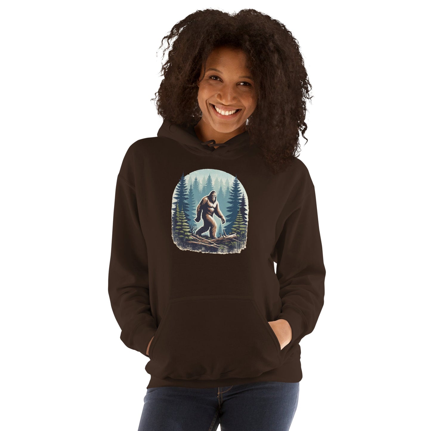 Bigfoot Forest Women's (Unisex) Hoodie - Hoodies - Discovery Co.