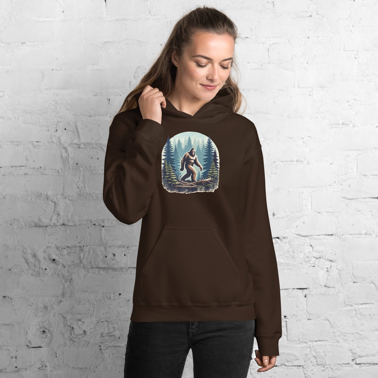 Bigfoot Forest Women's (Unisex) Hoodie - Hoodies - Discovery Co.