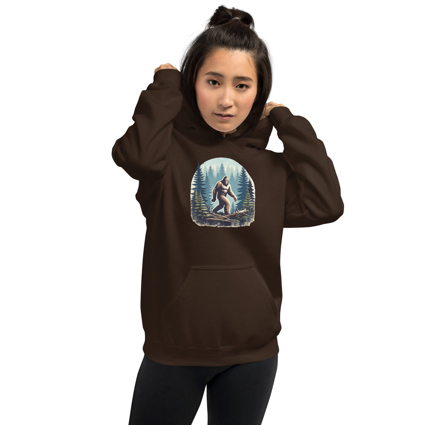 Bigfoot Forest Women's (Unisex) Hoodie - Hoodies - Discovery Co.