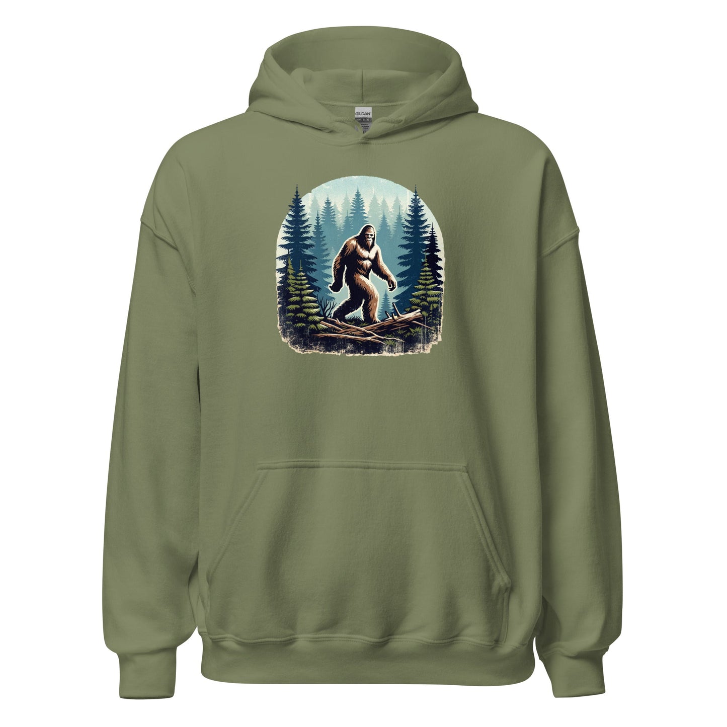 Bigfoot Forest Women's (Unisex) Hoodie - Hoodies - Discovery Co.