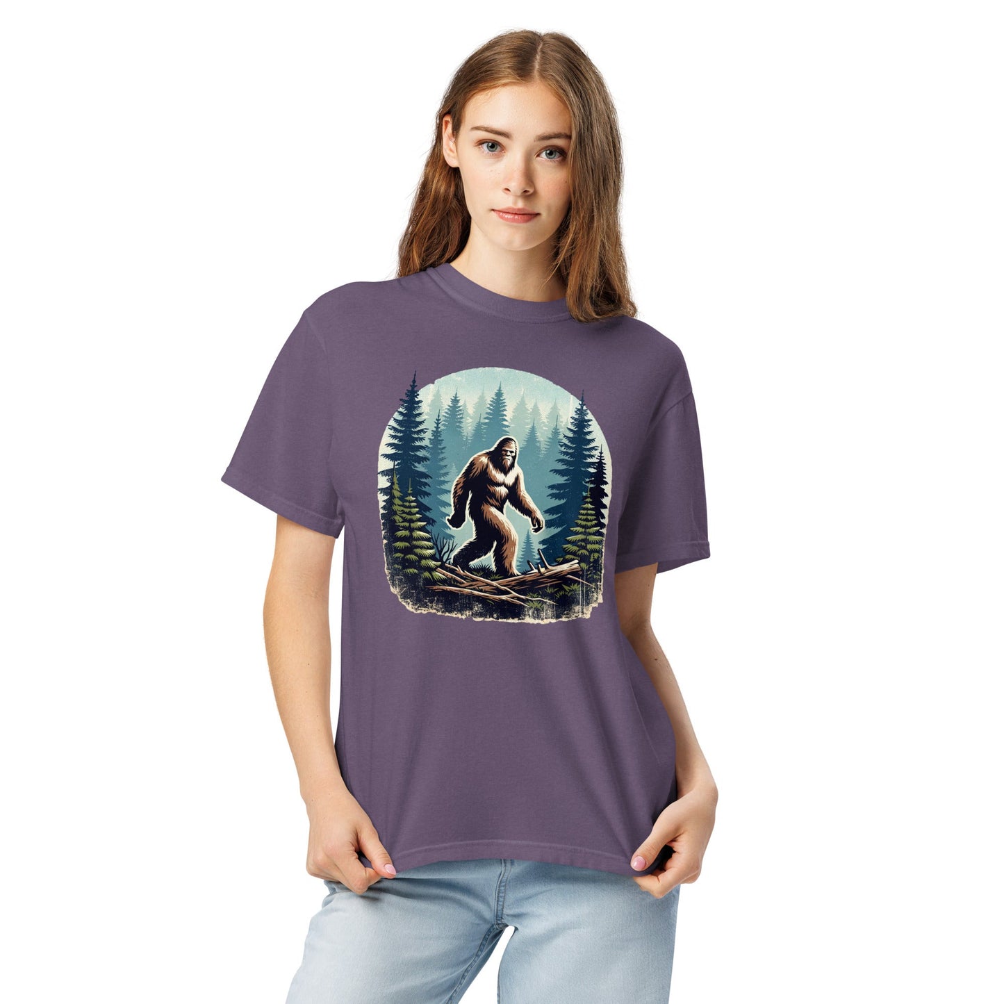Bigfoot Forest Women's (Unisex) Premium Tee - Women's Shirts - Discovery Co.