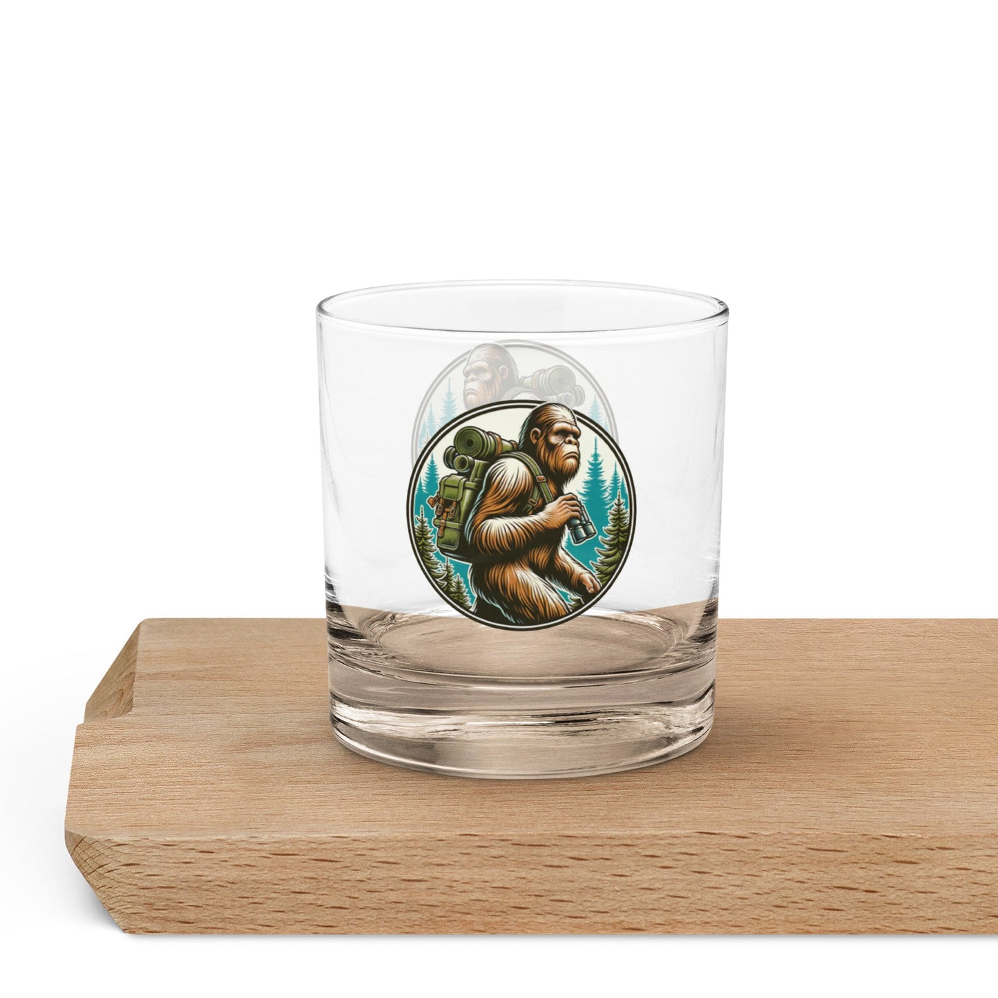 Bigfoot Hiking Rocks Glass - Rocks Glass - Discovery Co.