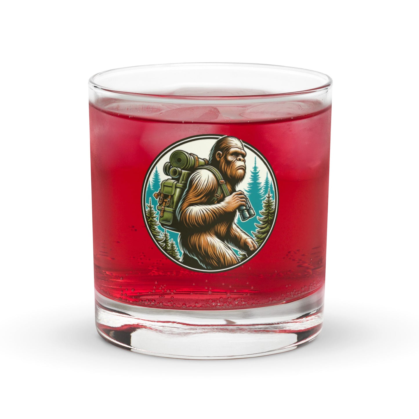 Bigfoot Hiking Rocks Glass - Rocks Glass - Discovery Co.