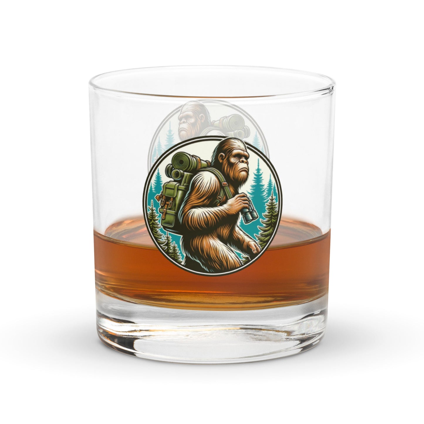 Bigfoot Hiking Rocks Glass - Rocks Glass - Discovery Co.