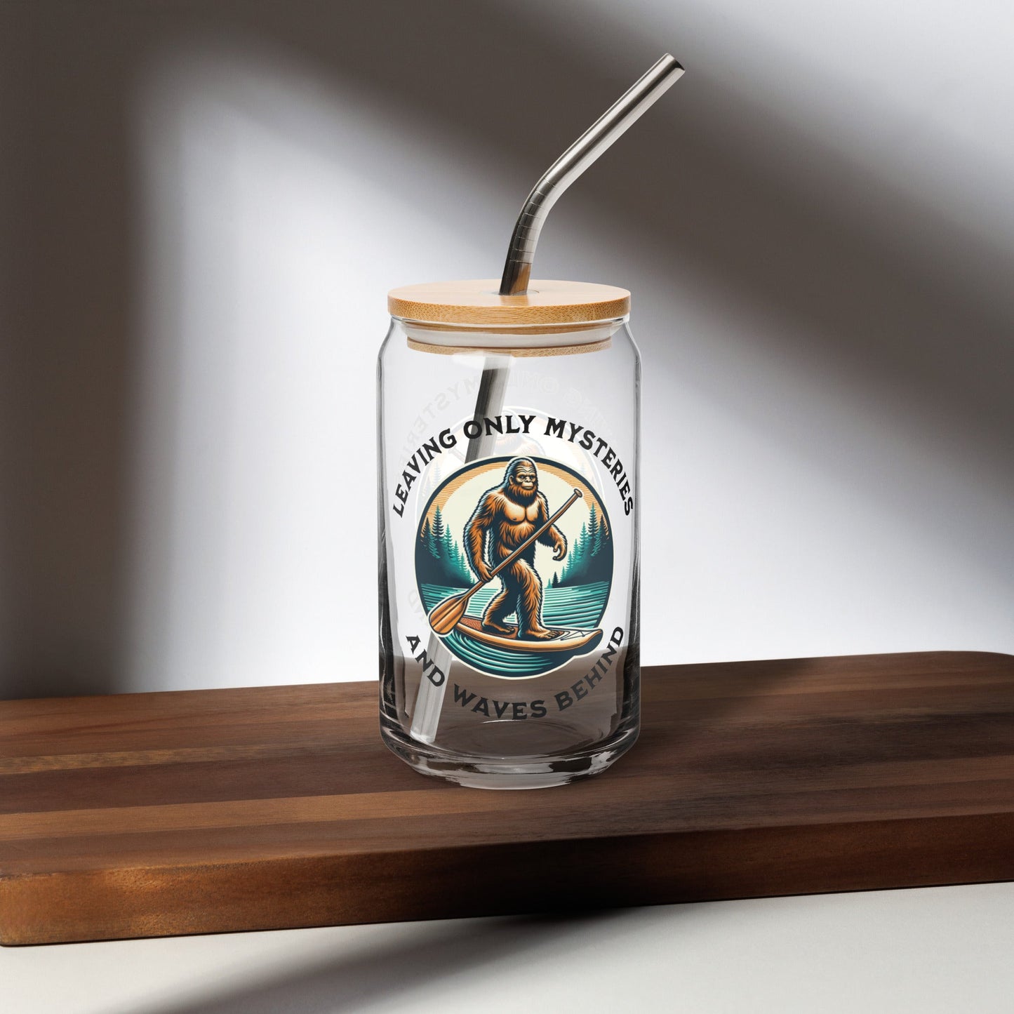 Bigfoot Paddle Boarding Can - Shaped Glass - Can - Shaped Glass - Discovery Co.