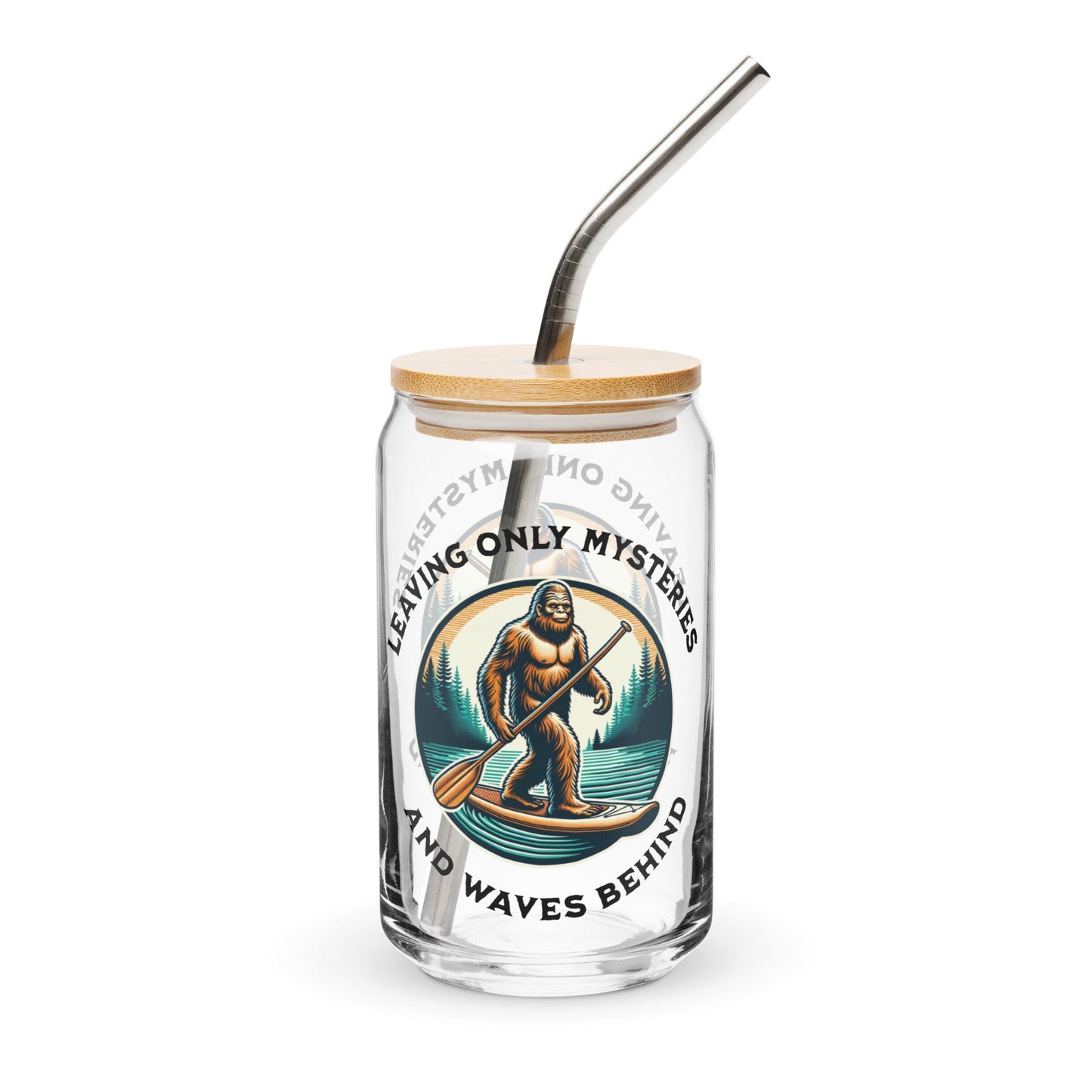 Bigfoot Paddle Boarding Can - Shaped Glass - Can - Shaped Glass - Discovery Co.