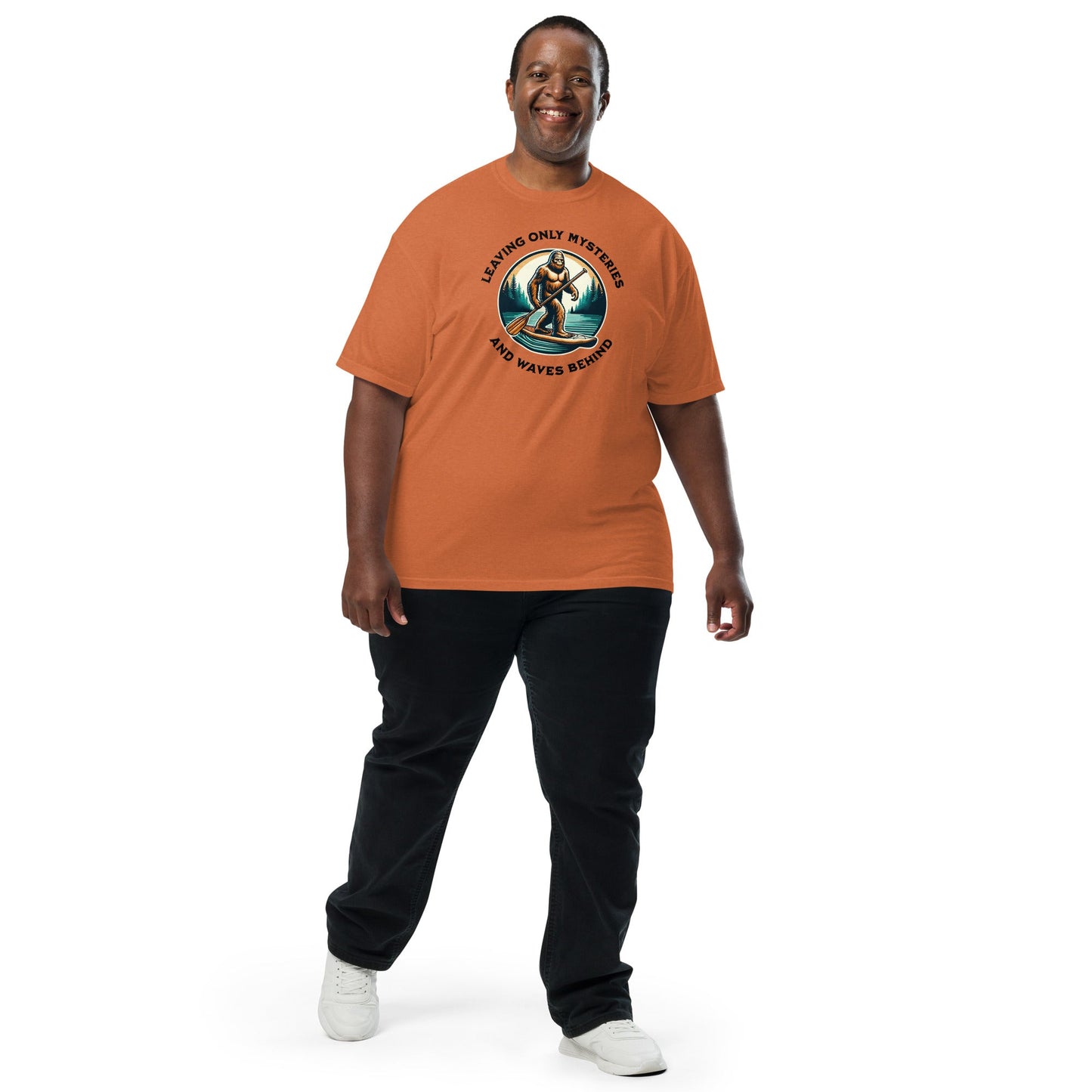 Bigfoot Paddle Boarding Men's (Unisex) Premium Tee - Men's Shirts - Discovery Co.