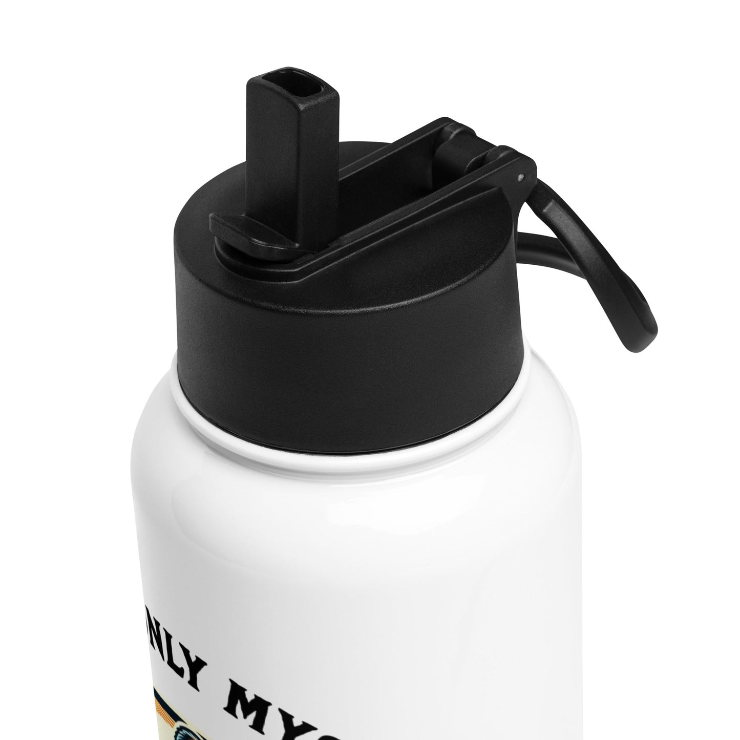 Bigfoot Paddle Boarding Stainless Steel Water Bottle With Straw Lid - Stainless Steel Water Bottle With Straw Lid - Discovery Co.