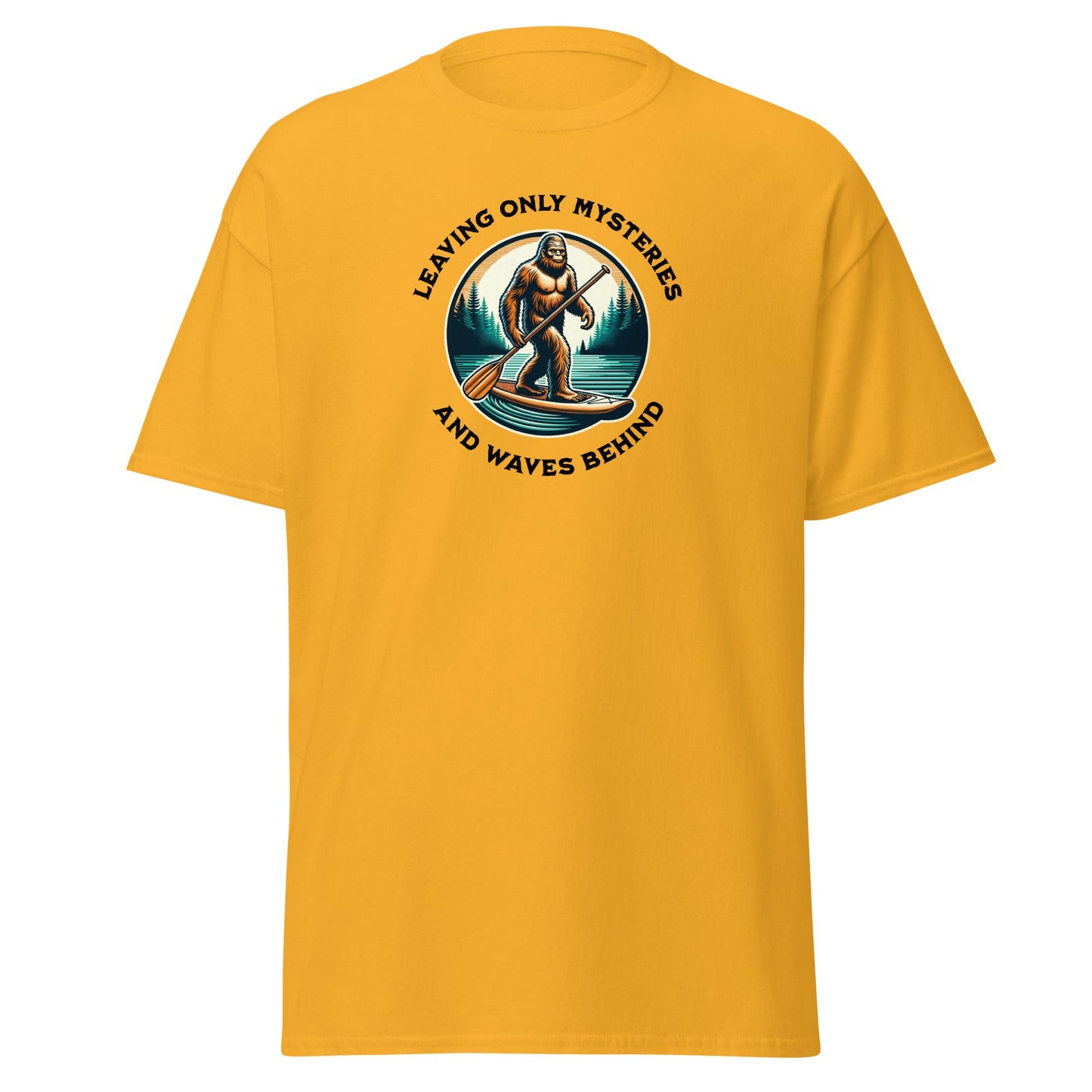 Bigfoot Paddle Boarding Women's (Unisex) Classic Tee - Women's Shirts - Discovery Co.