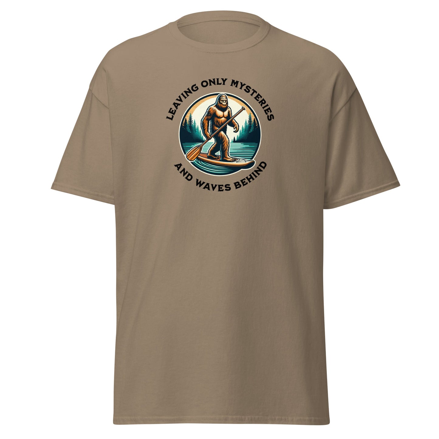 Bigfoot Paddle Boarding Women's (Unisex) Classic Tee - Women's Shirts - Discovery Co.