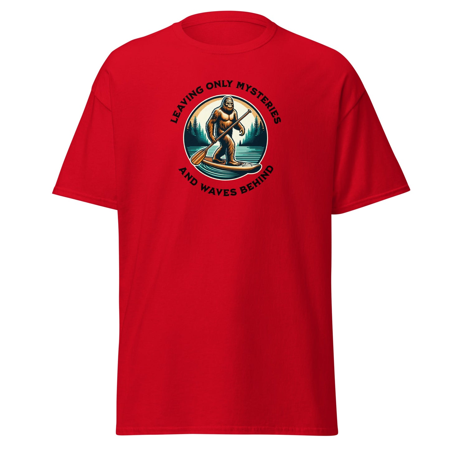 Bigfoot Paddle Boarding Women's (Unisex) Classic Tee - Women's Shirts - Discovery Co.
