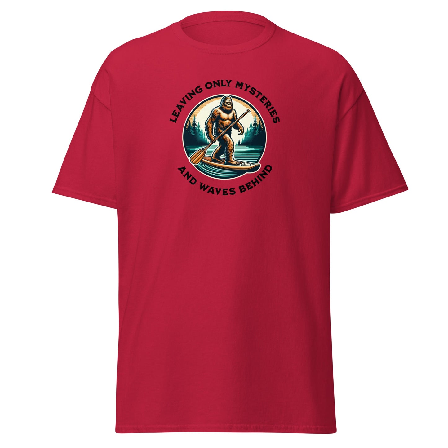 Bigfoot Paddle Boarding Women's (Unisex) Classic Tee - Women's Shirts - Discovery Co.