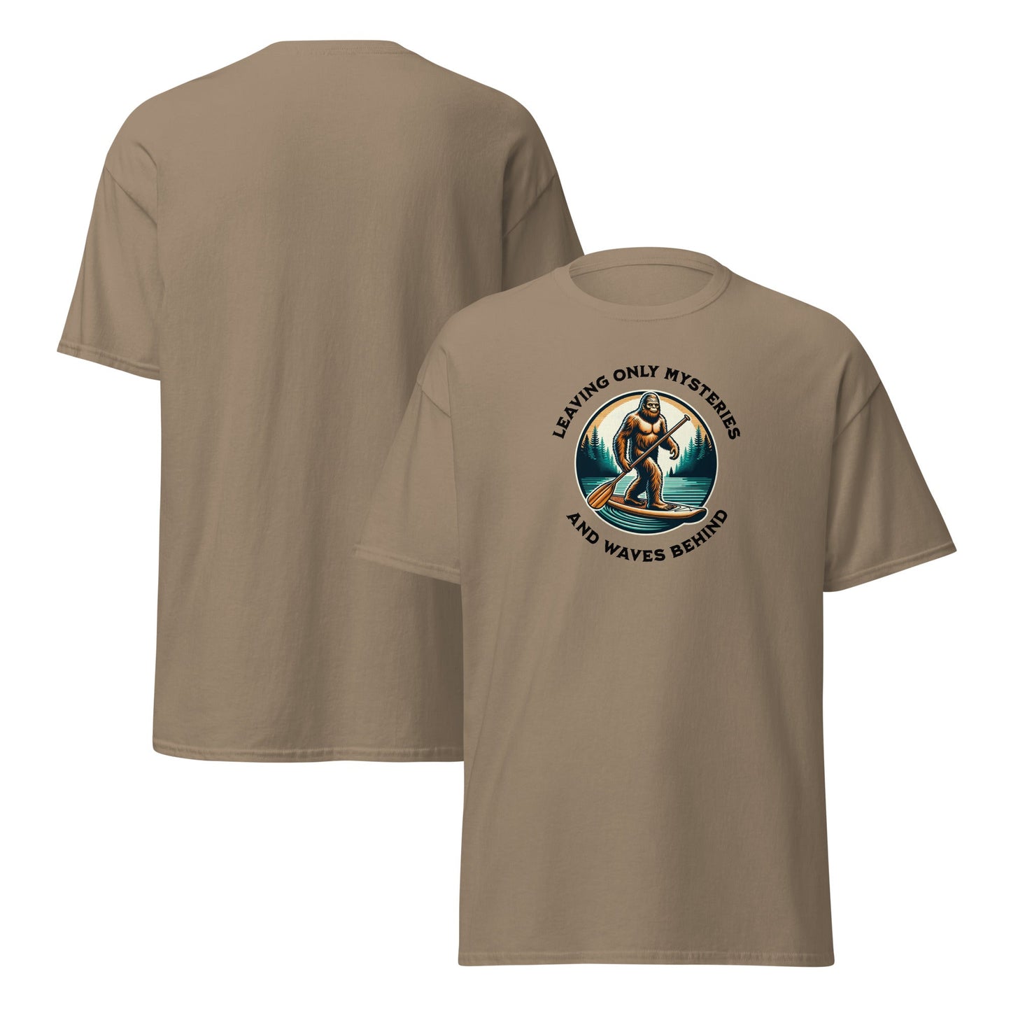 Bigfoot Paddle Boarding Women's (Unisex) Classic Tee - Women's Shirts - Discovery Co.