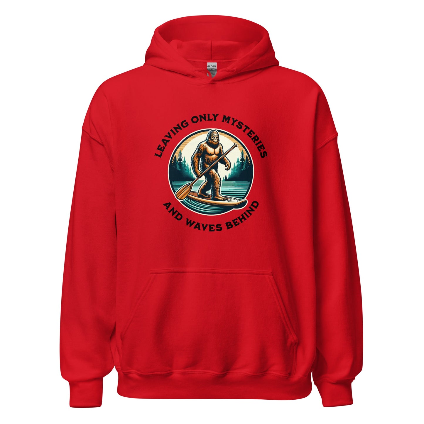 Bigfoot Paddle Boarding Women's (Unisex) Hoodie - Hoodies - Discovery Co.