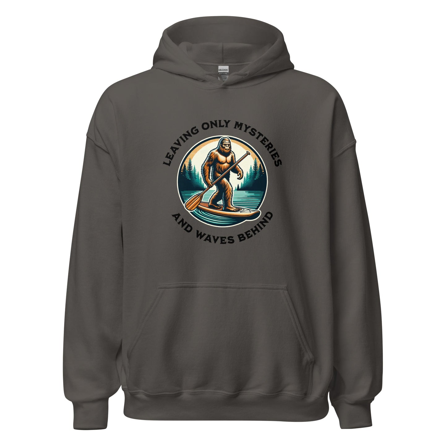 Bigfoot Paddle Boarding Women's (Unisex) Hoodie - Hoodies - Discovery Co.