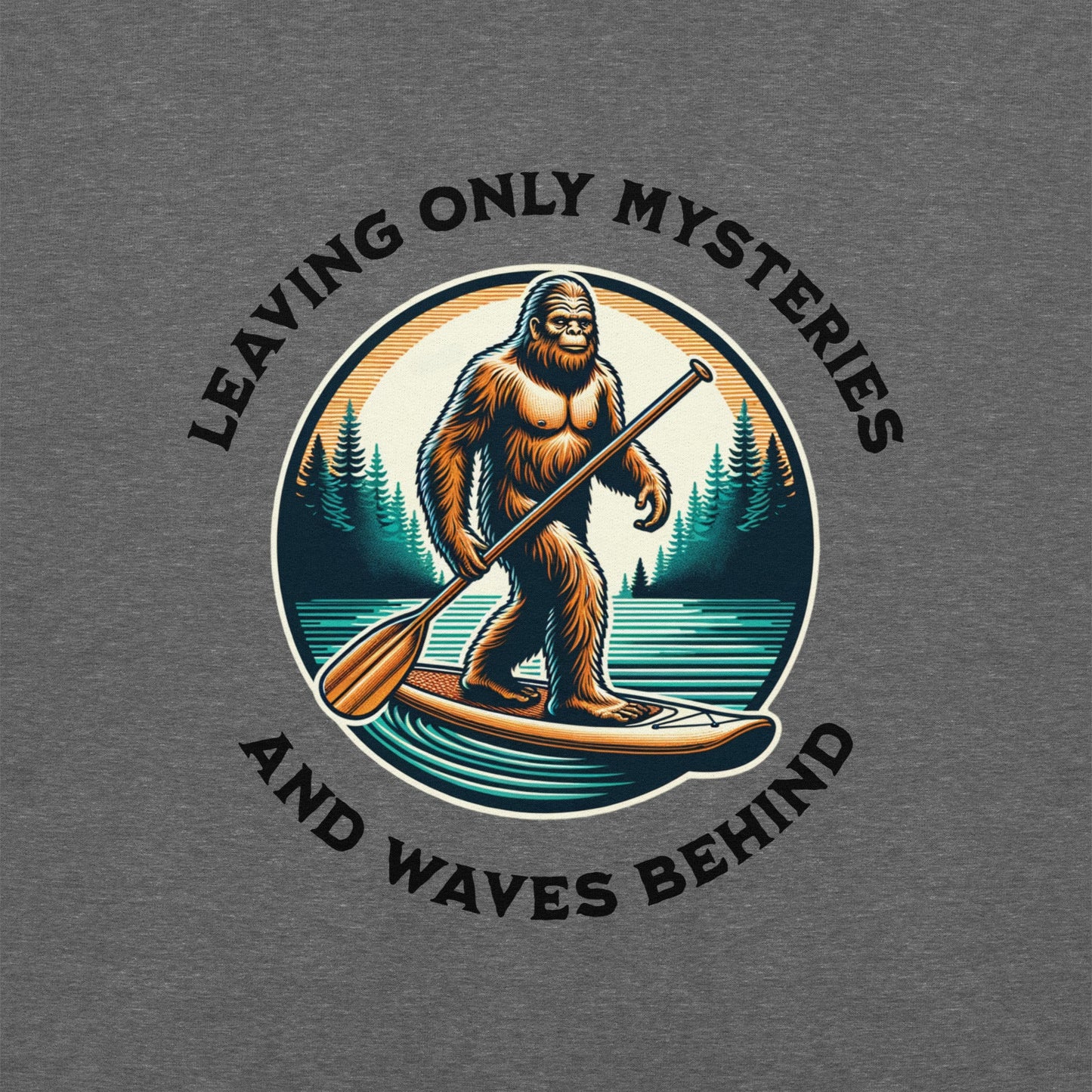 Bigfoot Paddle Boarding Women's (Unisex) Hoodie - Hoodies - Discovery Co.