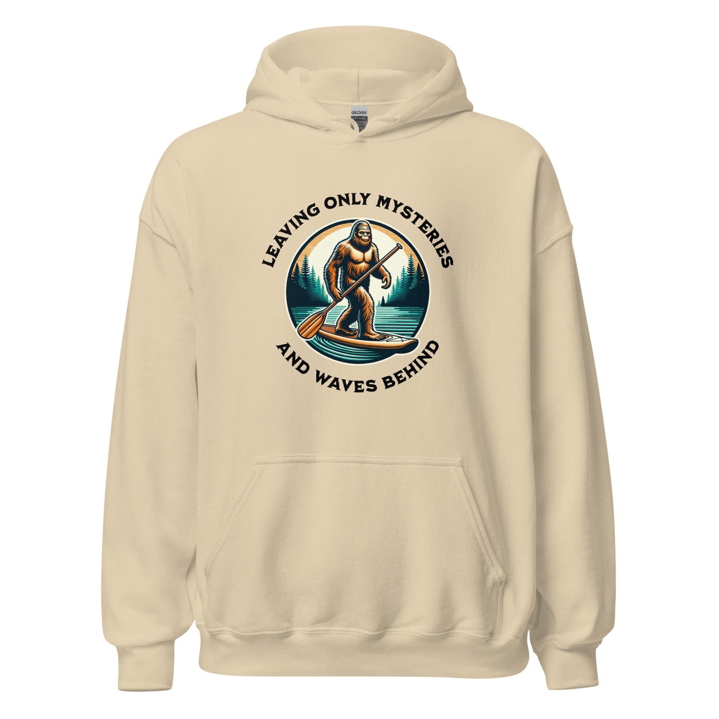 Bigfoot Paddle Boarding Women's (Unisex) Hoodie - Hoodies - Discovery Co.