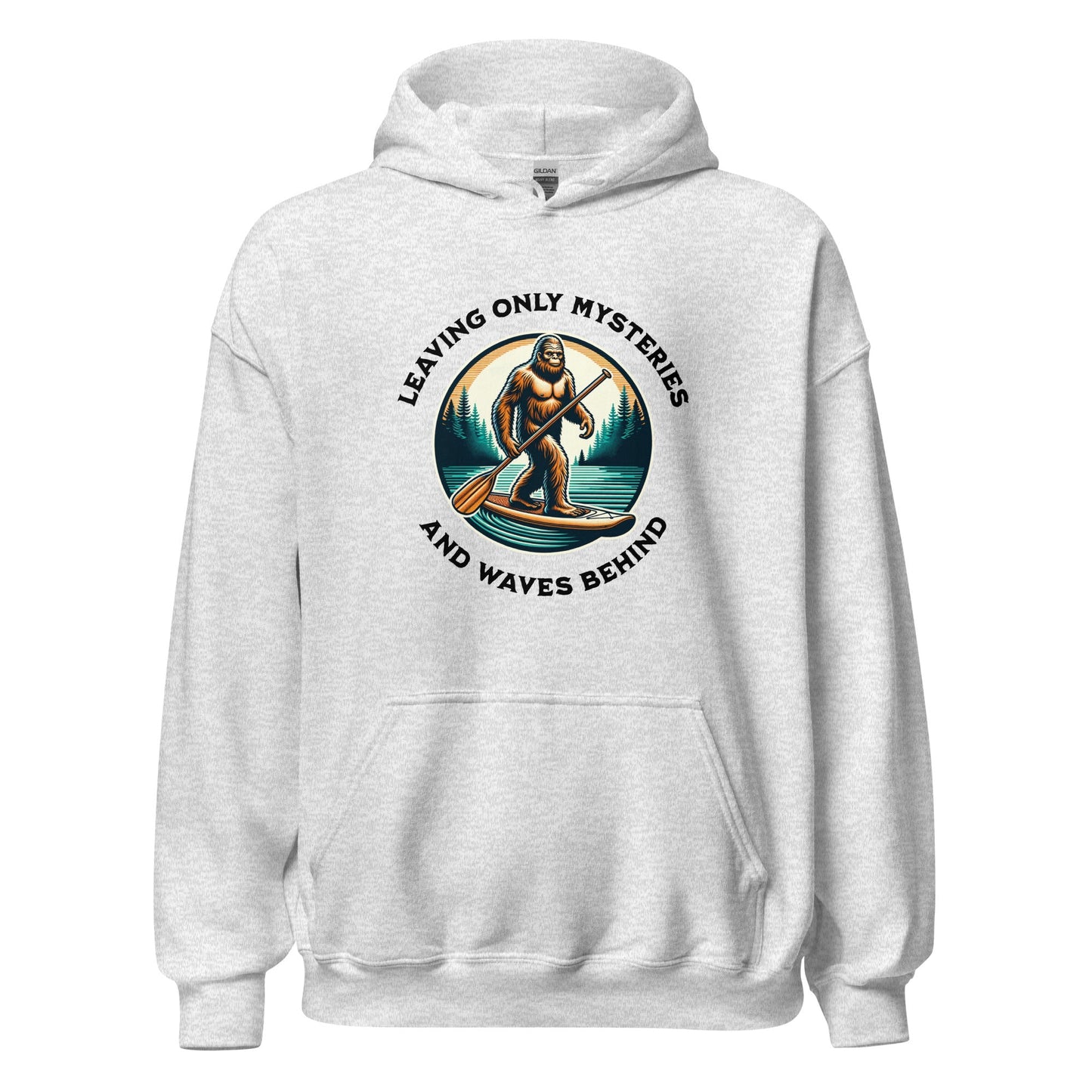 Bigfoot Paddle Boarding Women's (Unisex) Hoodie - Hoodies - Discovery Co.