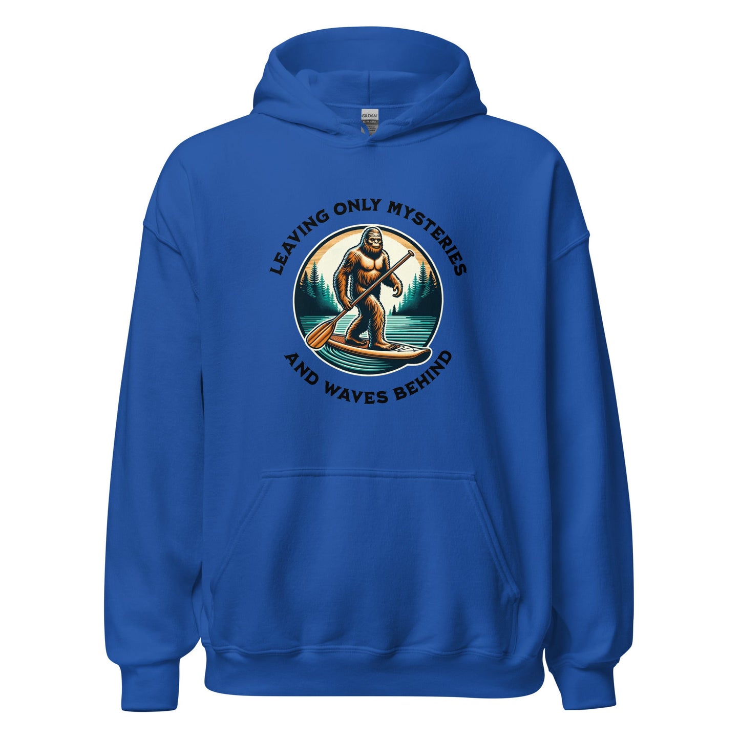Bigfoot Paddle Boarding Women's (Unisex) Hoodie - Hoodies - Discovery Co.