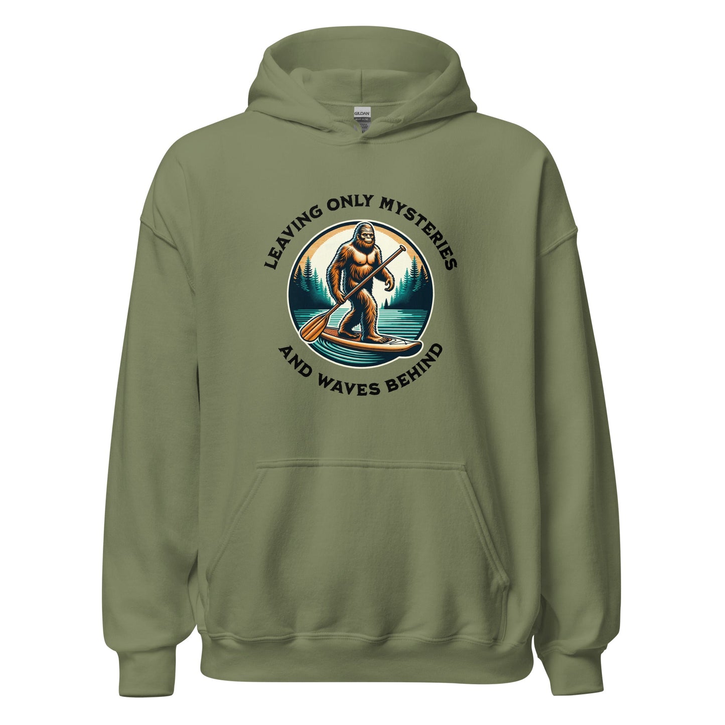 Bigfoot Paddle Boarding Women's (Unisex) Hoodie - Hoodies - Discovery Co.