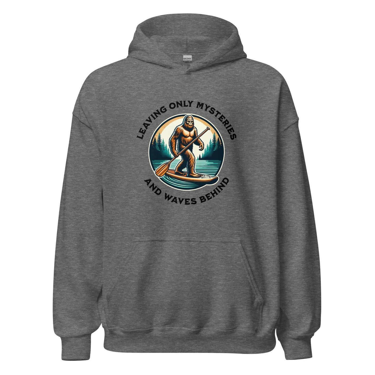 Bigfoot Paddle Boarding Women's (Unisex) Hoodie - Hoodies - Discovery Co.