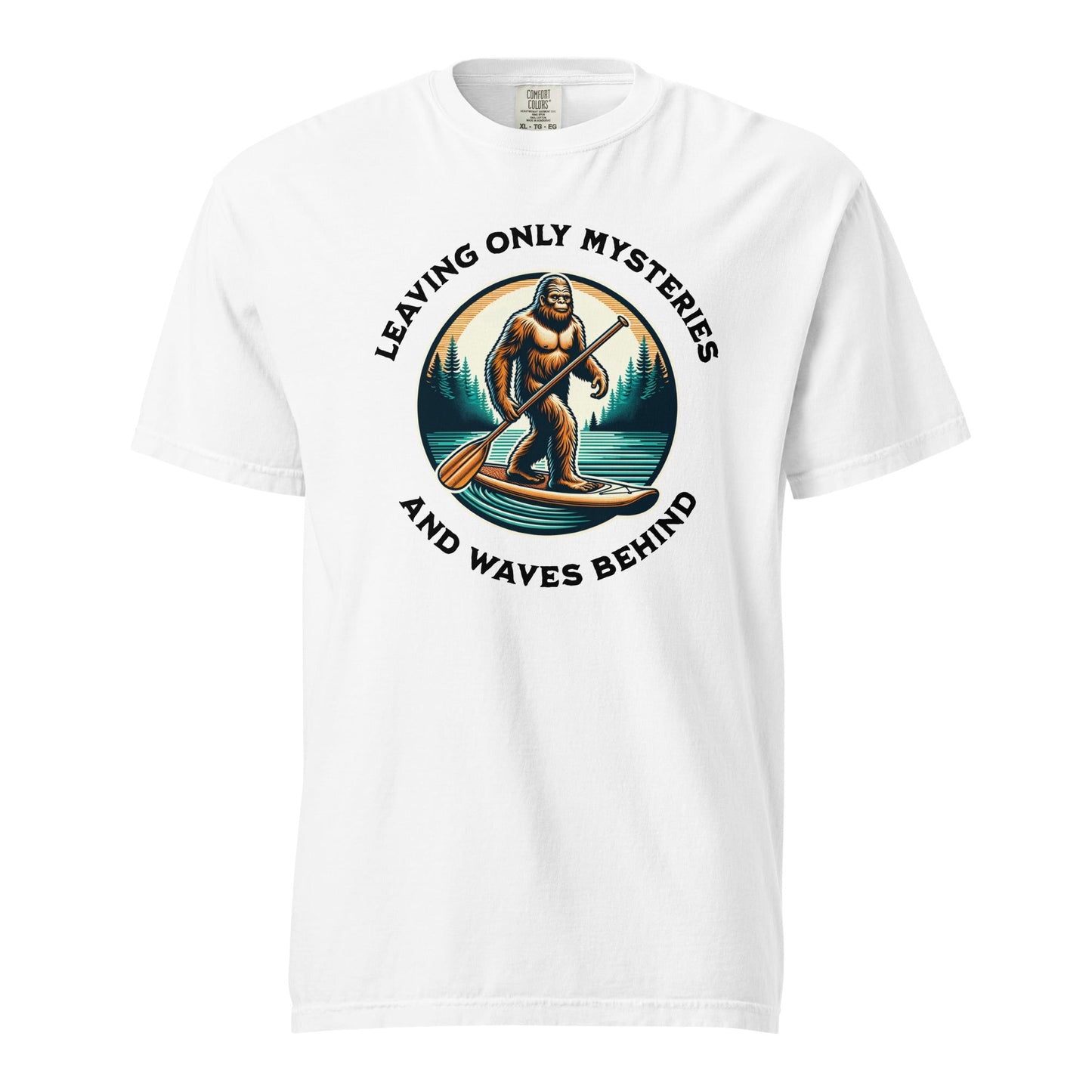 Bigfoot Paddle Boarding Women's (Unisex) Premium Tee - Women's Shirts - Discovery Co.