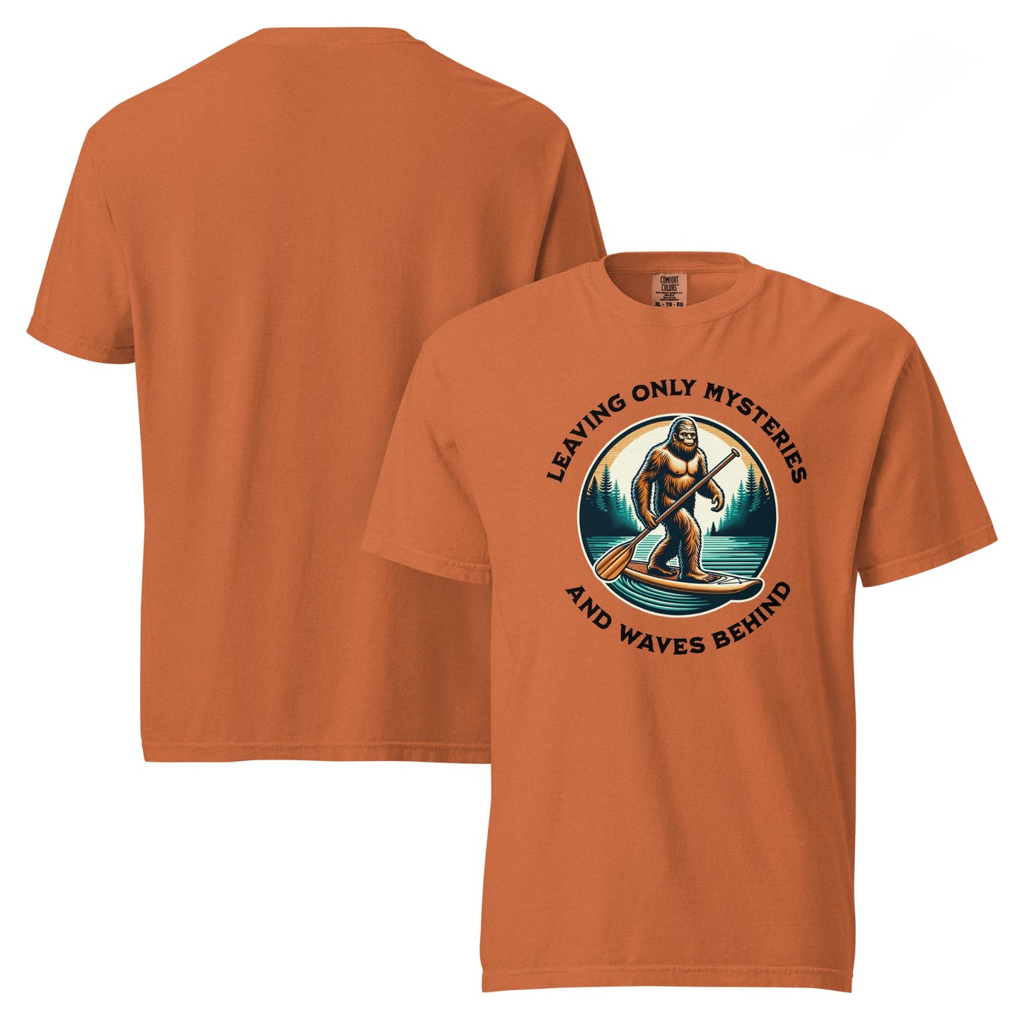 Bigfoot Paddle Boarding Women's (Unisex) Premium Tee - Women's Shirts - Discovery Co.