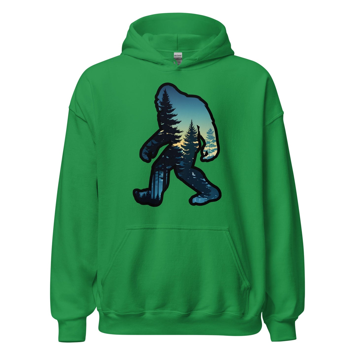 Bigfoot Sunset Forest Men's (Unisex) Hoodie - Hoodies - Discovery Co.