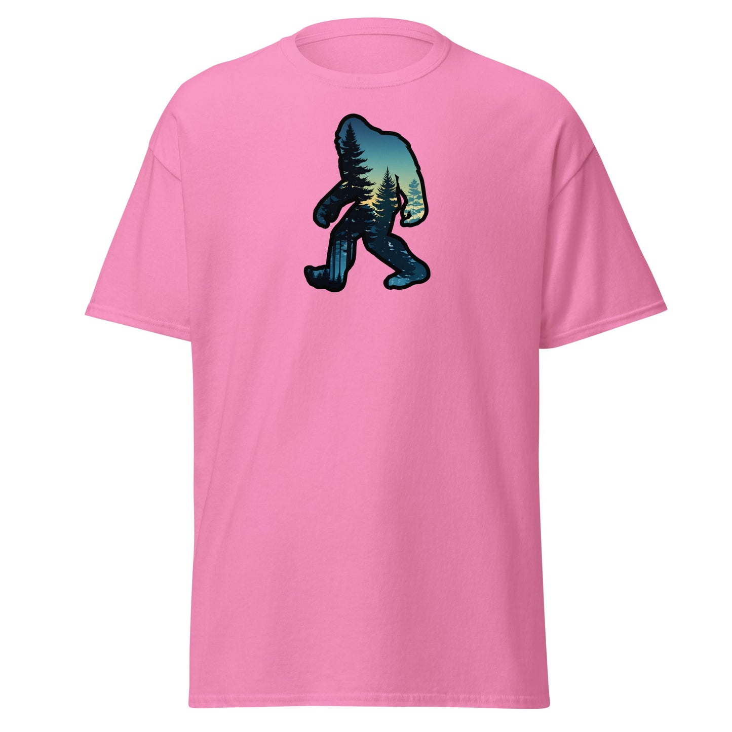 Bigfoot Sunset Forest Women's (Unisex) Classic Tee - Women's Shirts - Discovery Co.
