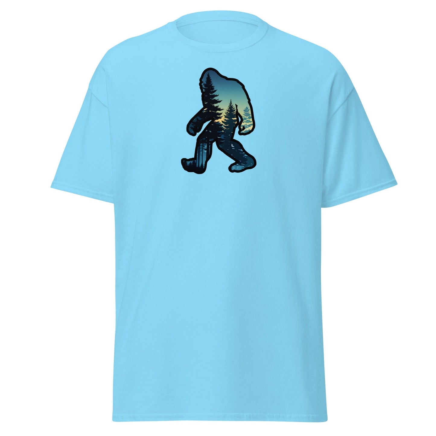 Bigfoot Sunset Forest Women's (Unisex) Classic Tee - Women's Shirts - Discovery Co.