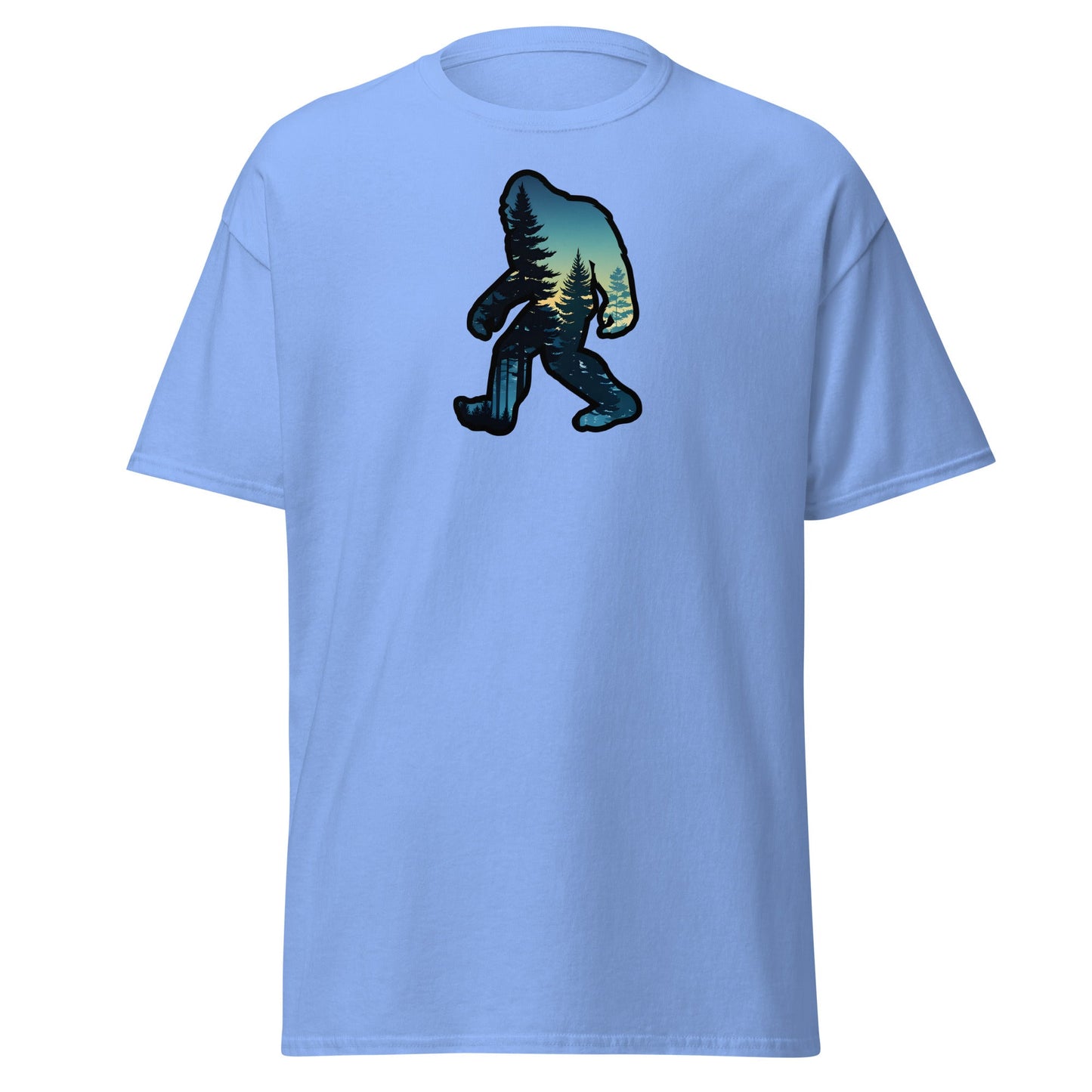 Bigfoot Sunset Forest Women's (Unisex) Classic Tee - Women's Shirts - Discovery Co.