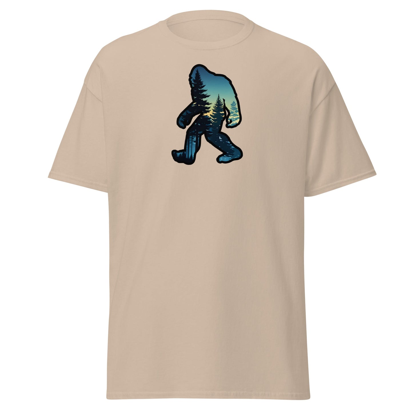 Bigfoot Sunset Forest Women's (Unisex) Classic Tee - Women's Shirts - Discovery Co.