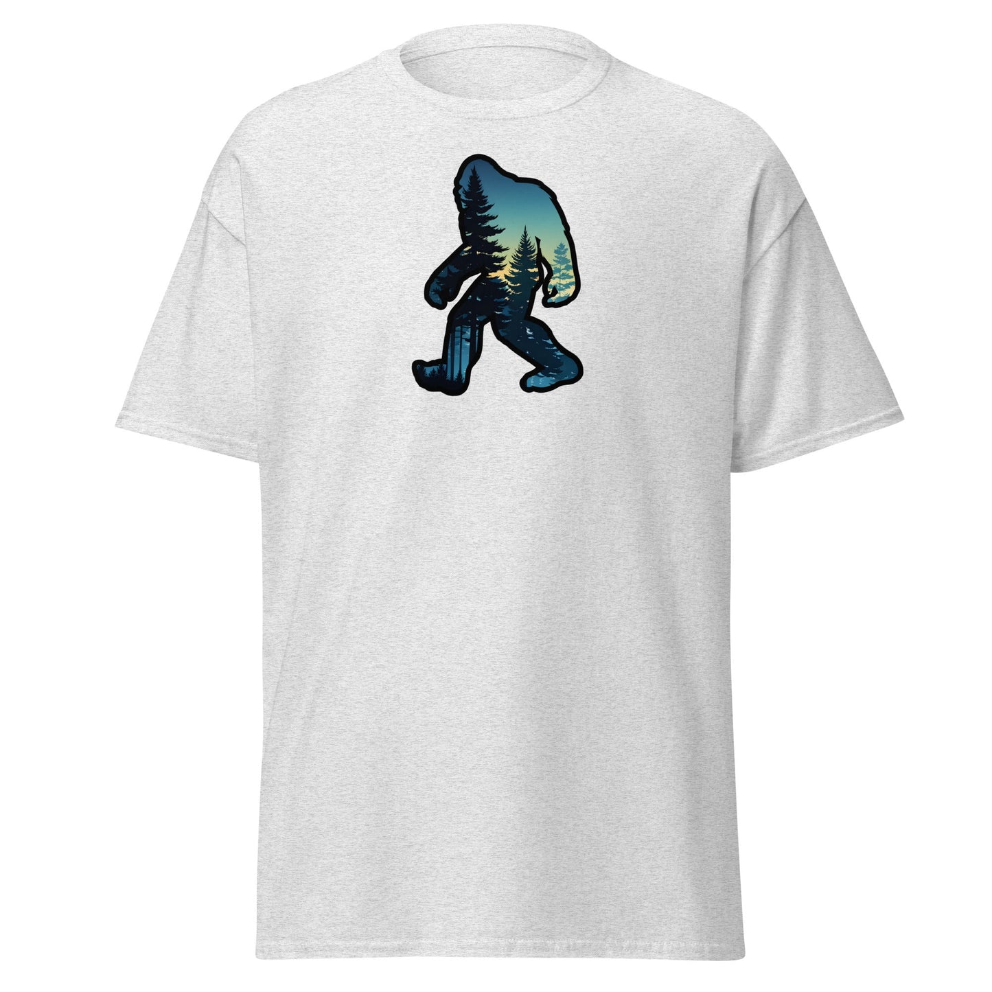 Bigfoot Sunset Forest Women's (Unisex) Classic Tee - Women's Shirts - Discovery Co.