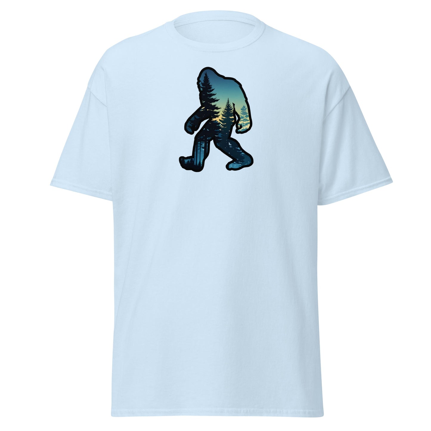 Bigfoot Sunset Forest Women's (Unisex) Classic Tee - Women's Shirts - Discovery Co.