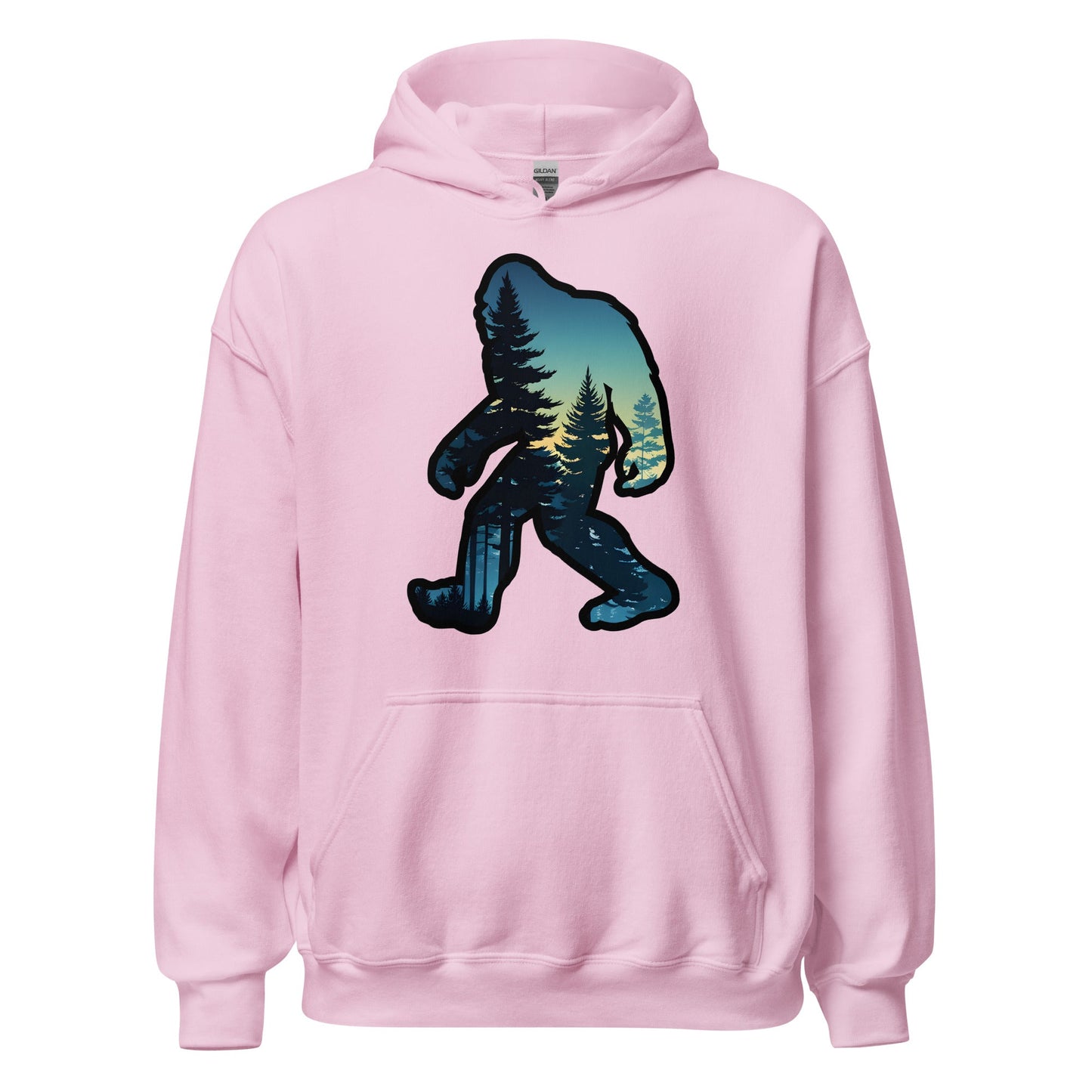 Bigfoot Sunset Forest Women's (Unisex) Hoodie - Hoodies - Discovery Co.