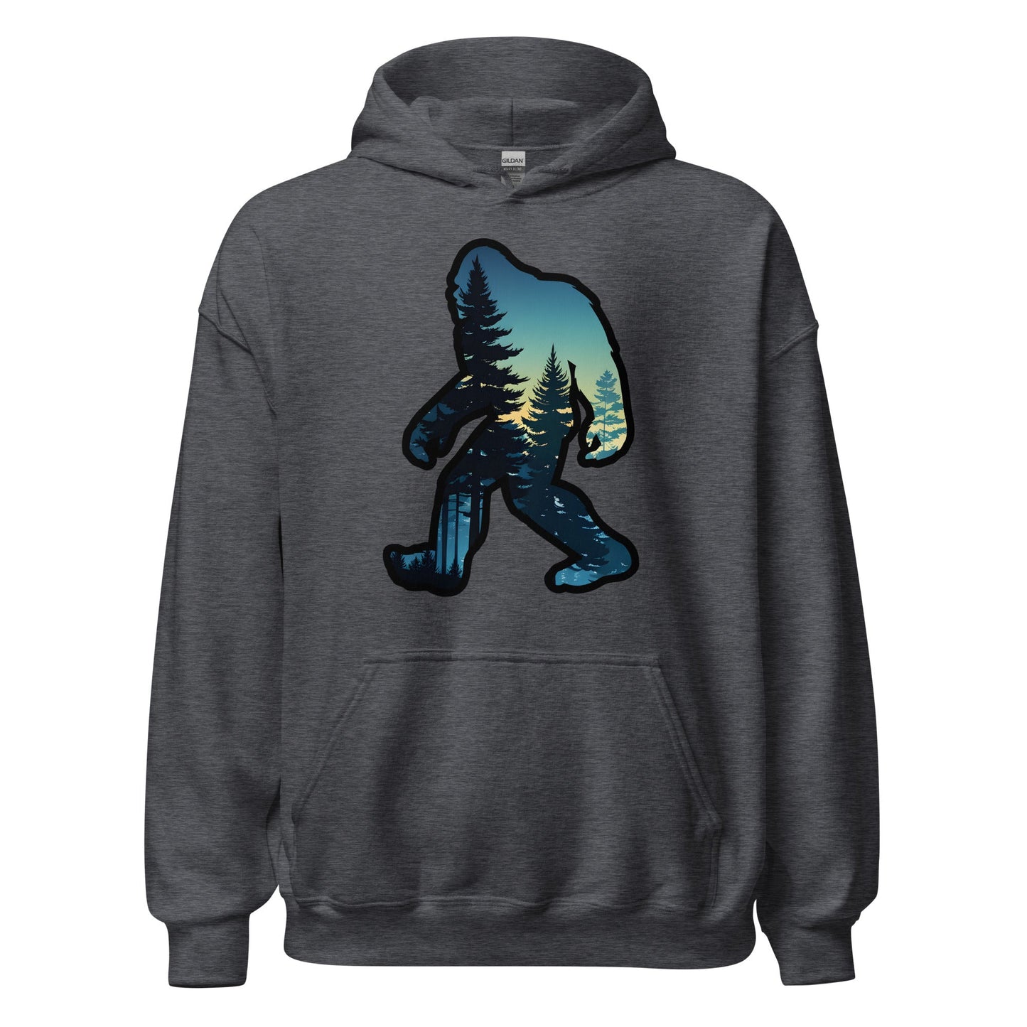 Bigfoot Sunset Forest Women's (Unisex) Hoodie - Hoodies - Discovery Co.
