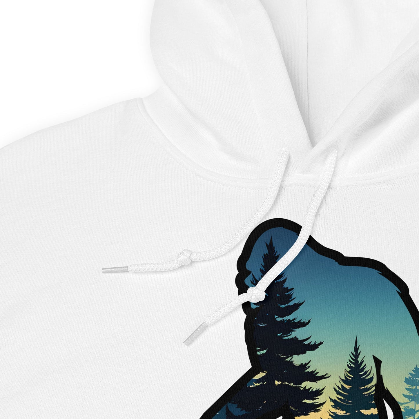 Bigfoot Sunset Forest Women's (Unisex) Hoodie - Hoodies - Discovery Co.