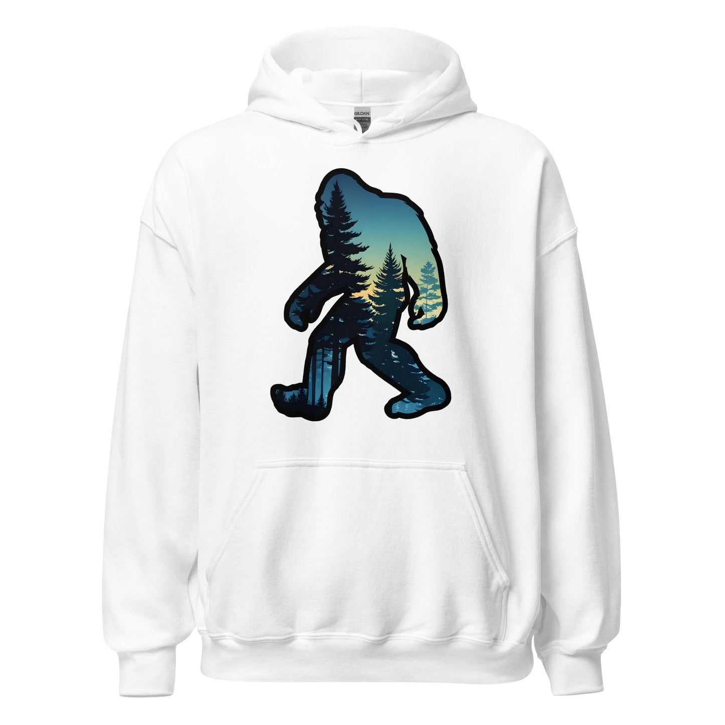 Bigfoot Sunset Forest Women's (Unisex) Hoodie - Hoodies - Discovery Co.