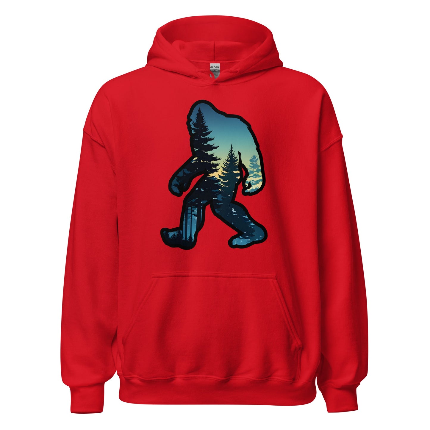 Bigfoot Sunset Forest Women's (Unisex) Hoodie - Hoodies - Discovery Co.