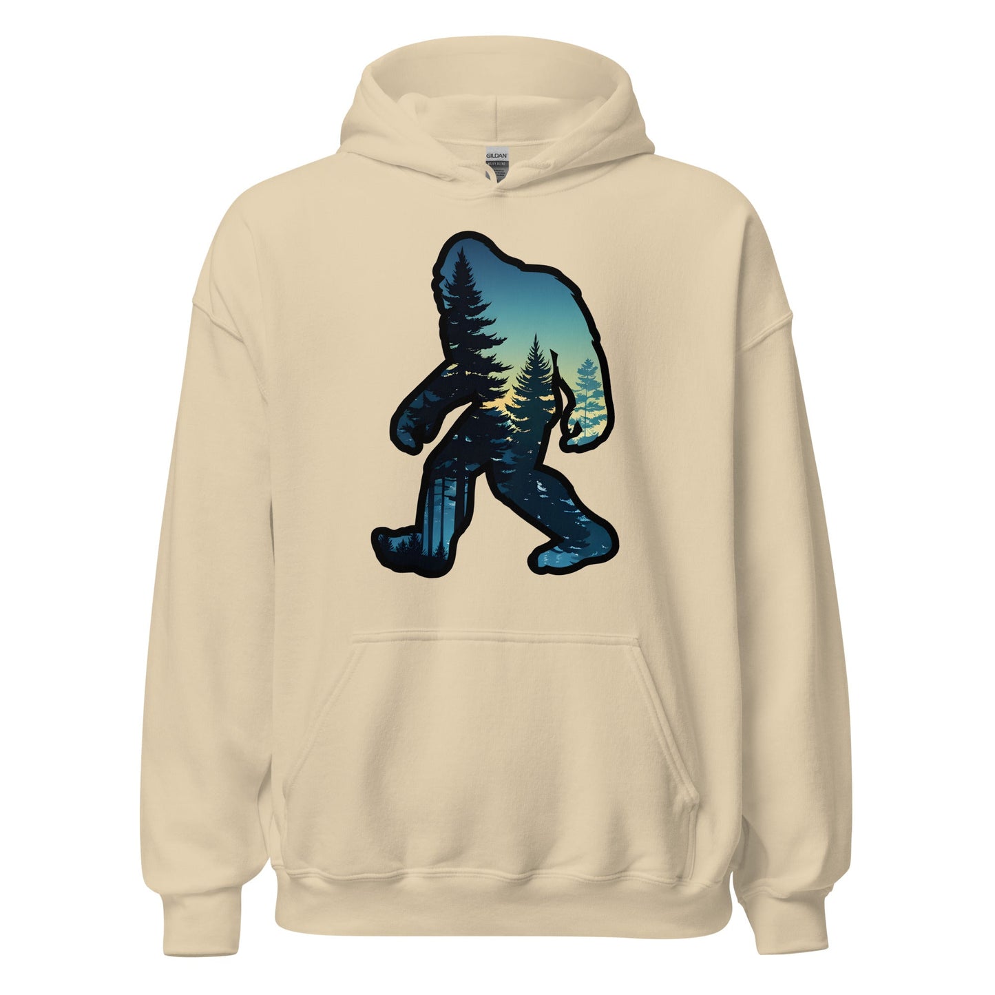 Bigfoot Sunset Forest Women's (Unisex) Hoodie - Hoodies - Discovery Co.
