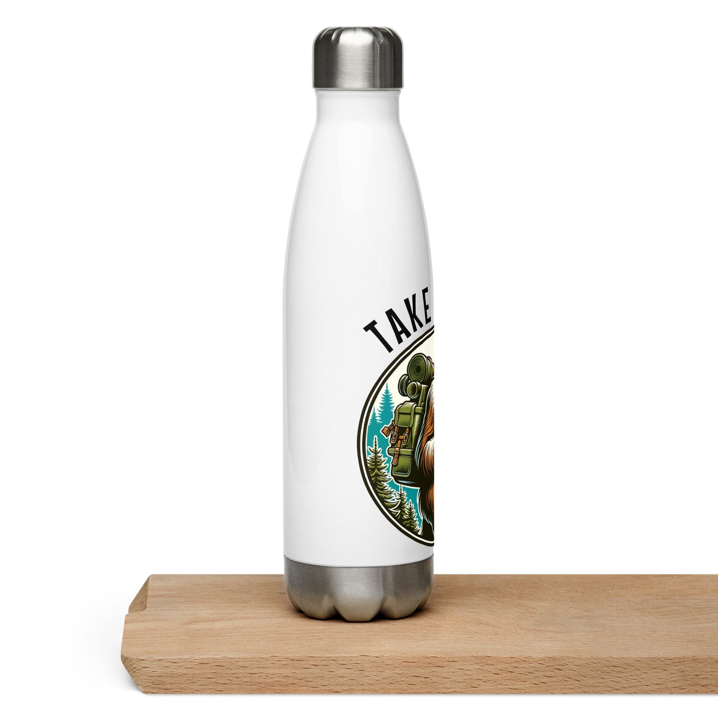 Bigfoot Take A Hike Stainless Steel Water Bottle - Stainless Steel Water Bottle - Discovery Co.