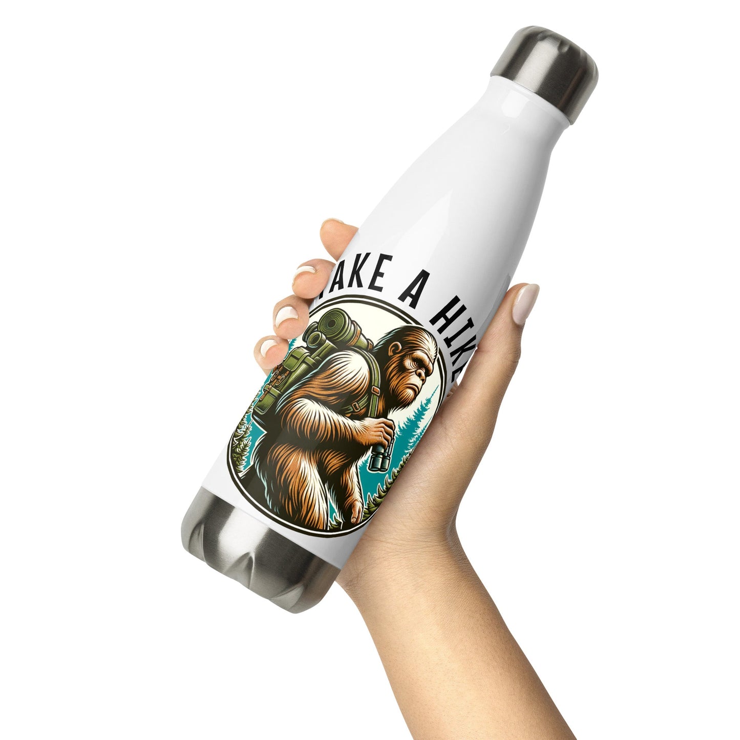 Bigfoot Take A Hike Stainless Steel Water Bottle - Stainless Steel Water Bottle - Discovery Co.