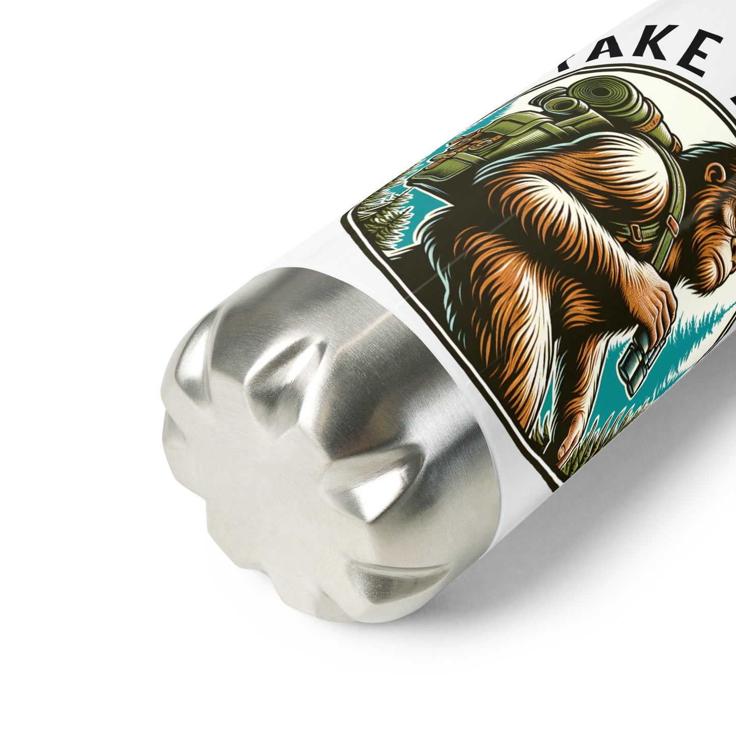 Bigfoot Take A Hike Stainless Steel Water Bottle - Stainless Steel Water Bottle - Discovery Co.