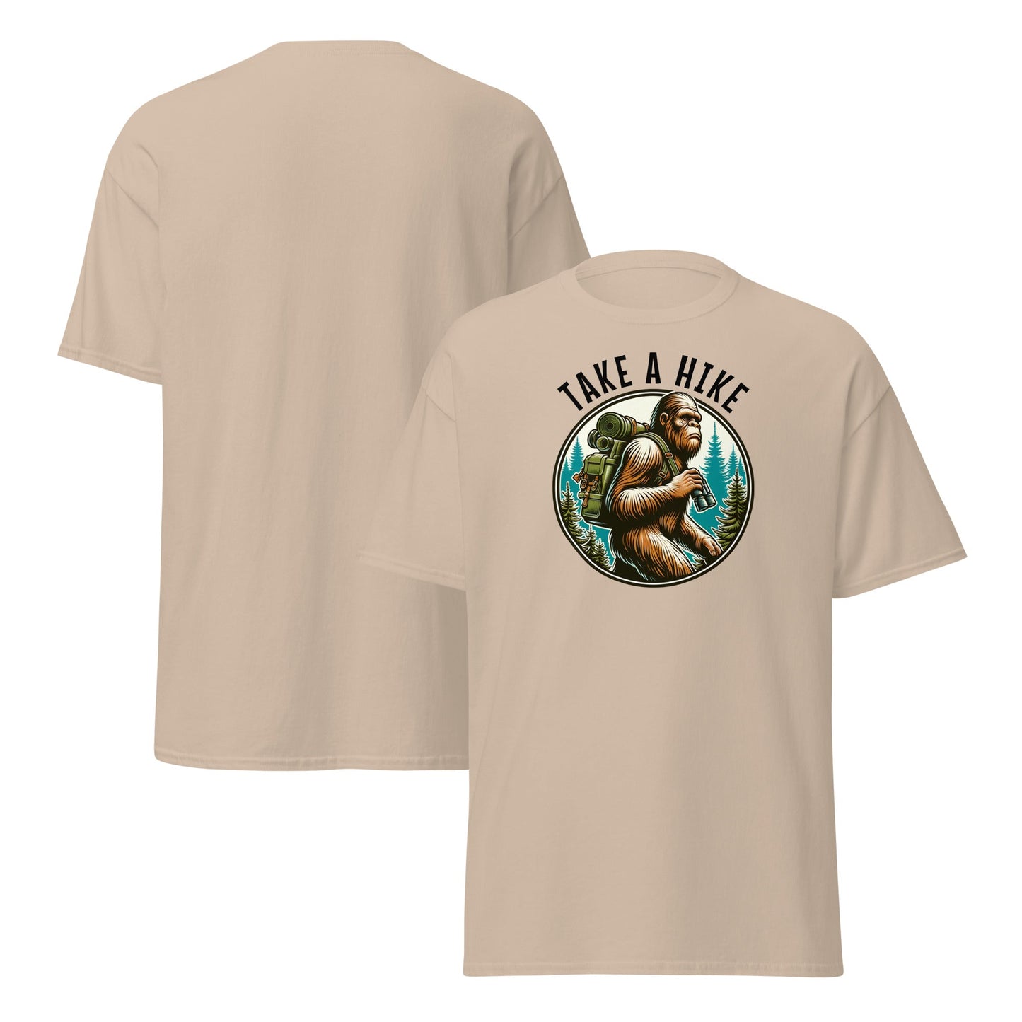 Bigfoot Take A Hike Women's (Unisex) Classic Tee - Women's Shirts - Discovery Co.