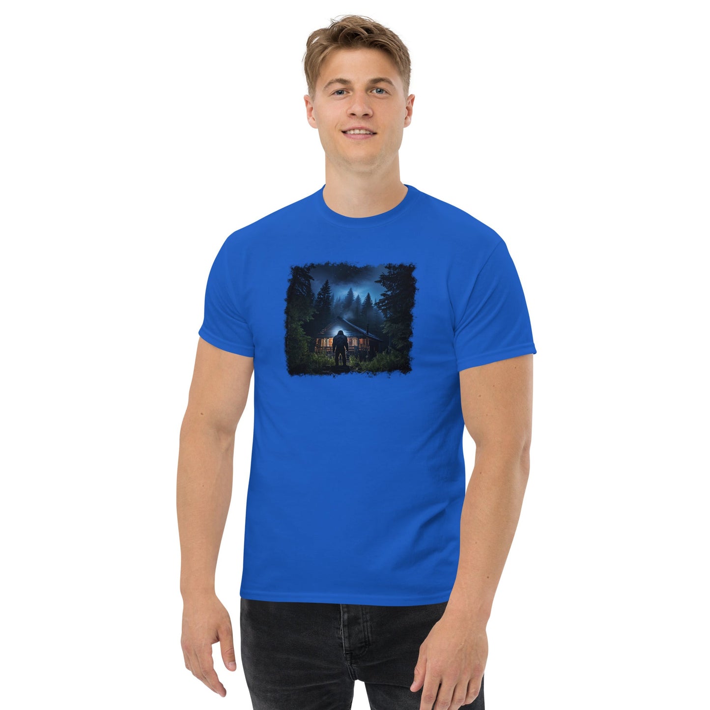 Bigfoot Visit Men's (Unisex) Classic Tee - Men's Shirts - Discovery Co.
